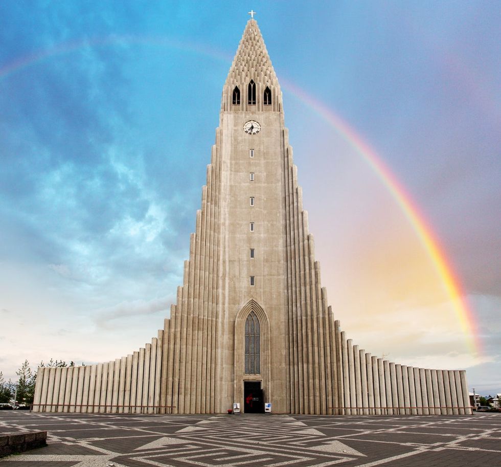 Hallgrimskirkja, Reykjavik, Iceland.