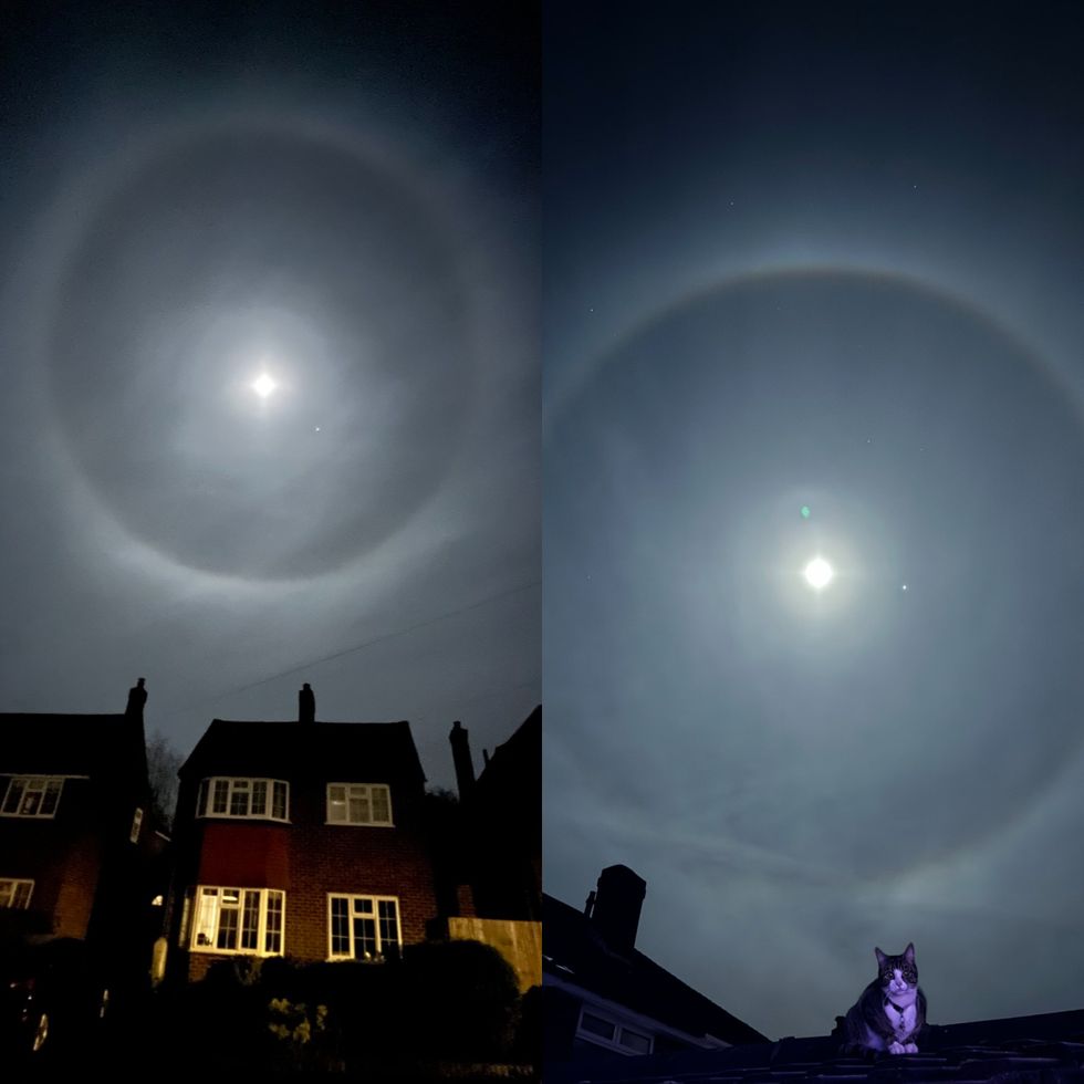 Social media users share delight after capturing ‘halo’ around moon