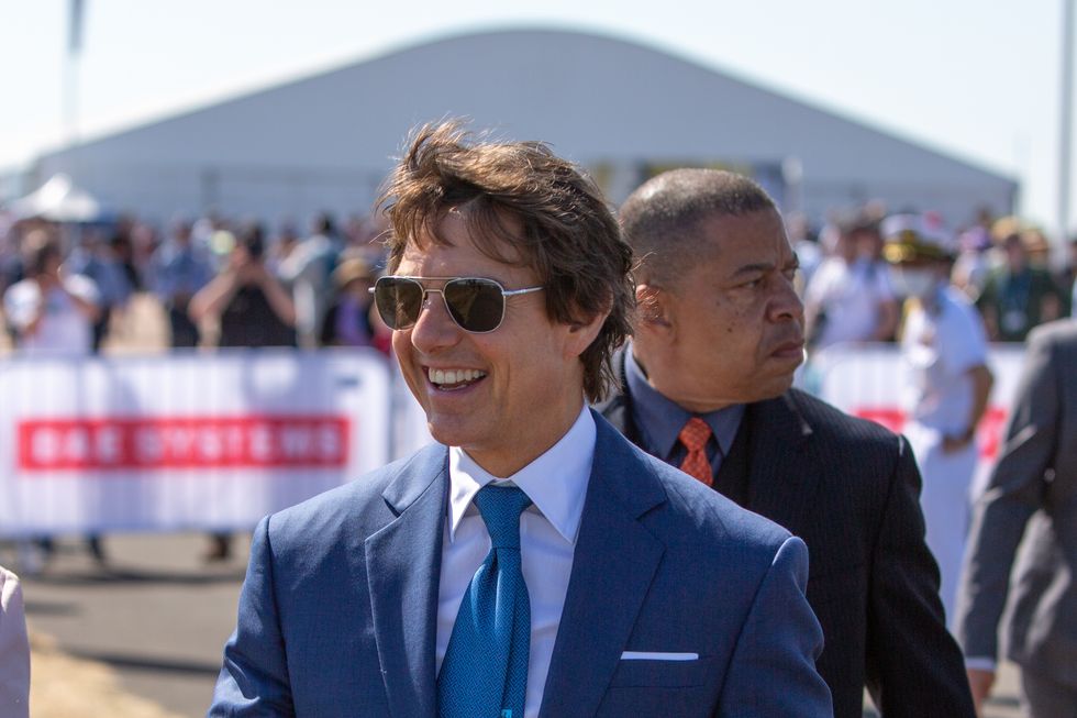 Tom Cruise makes an appearance at the Royal International Air Tattoo