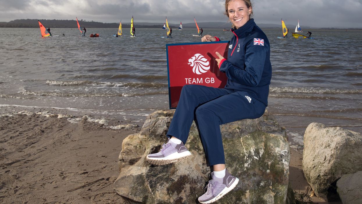 Hannah Mills during the Team GB Tokyo 2020 Sailing team announcement in Poole (Andrew Matthews/PA)
