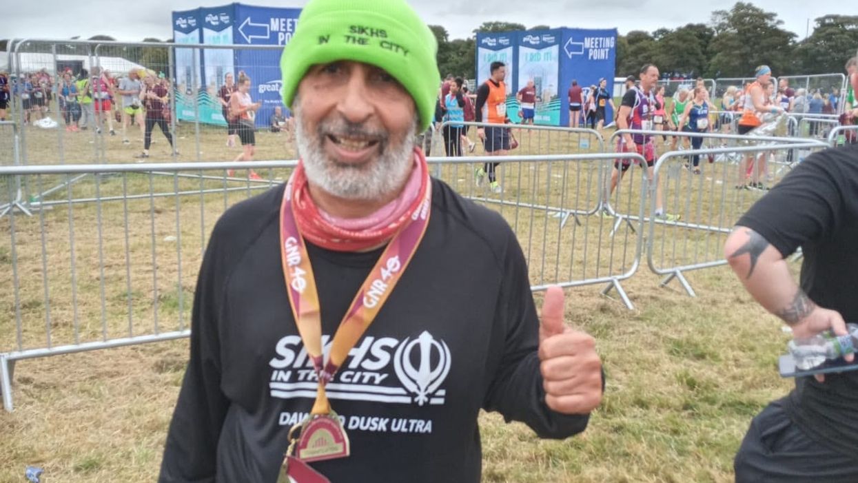 Harmander Singh, 62, of Ilford, east London, is preparing to run his 37th consecutive London Marathon (Harmander Singh/ PA)