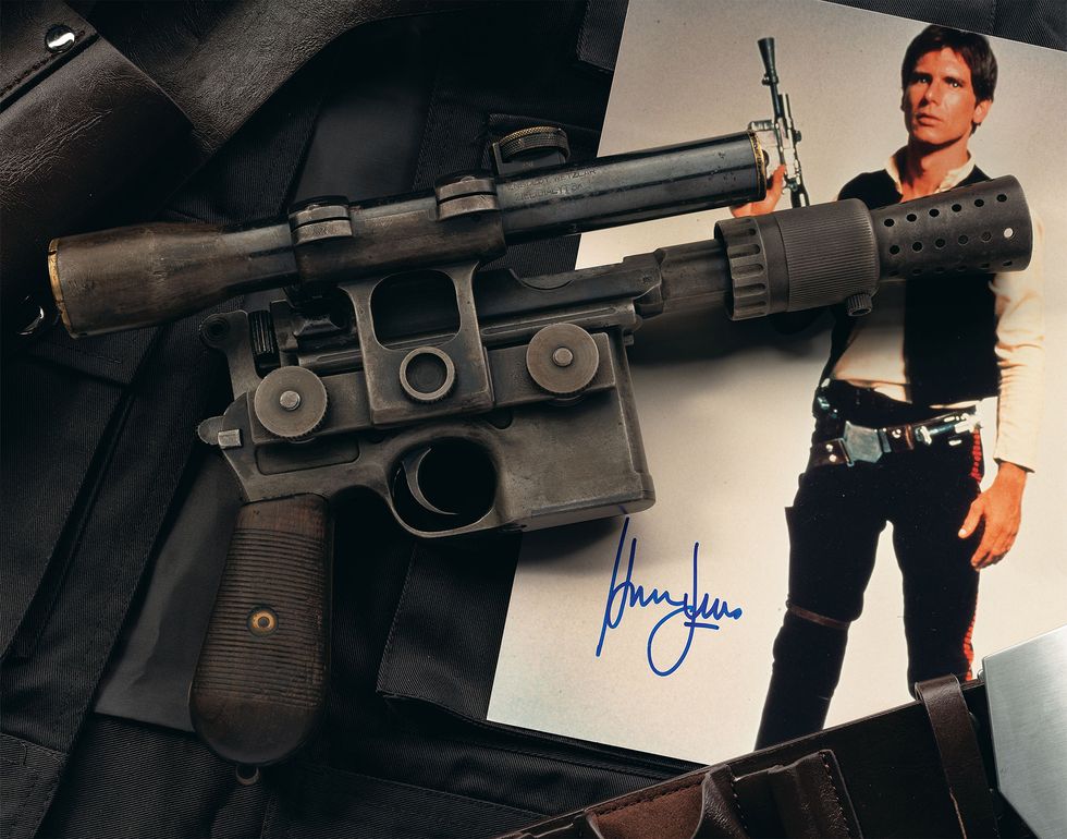 Harrison Ford’s original Han Solo blaster expected to fetch £410,000 at auction