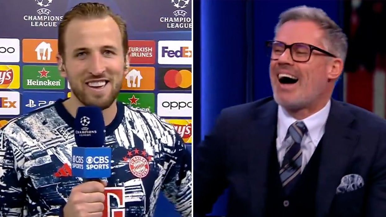 Harry Kane exposes Jamie Carragher live on air