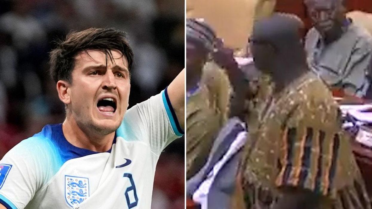 Moment Harry Maguire gets roasted in Ghanaian parliament for no reason