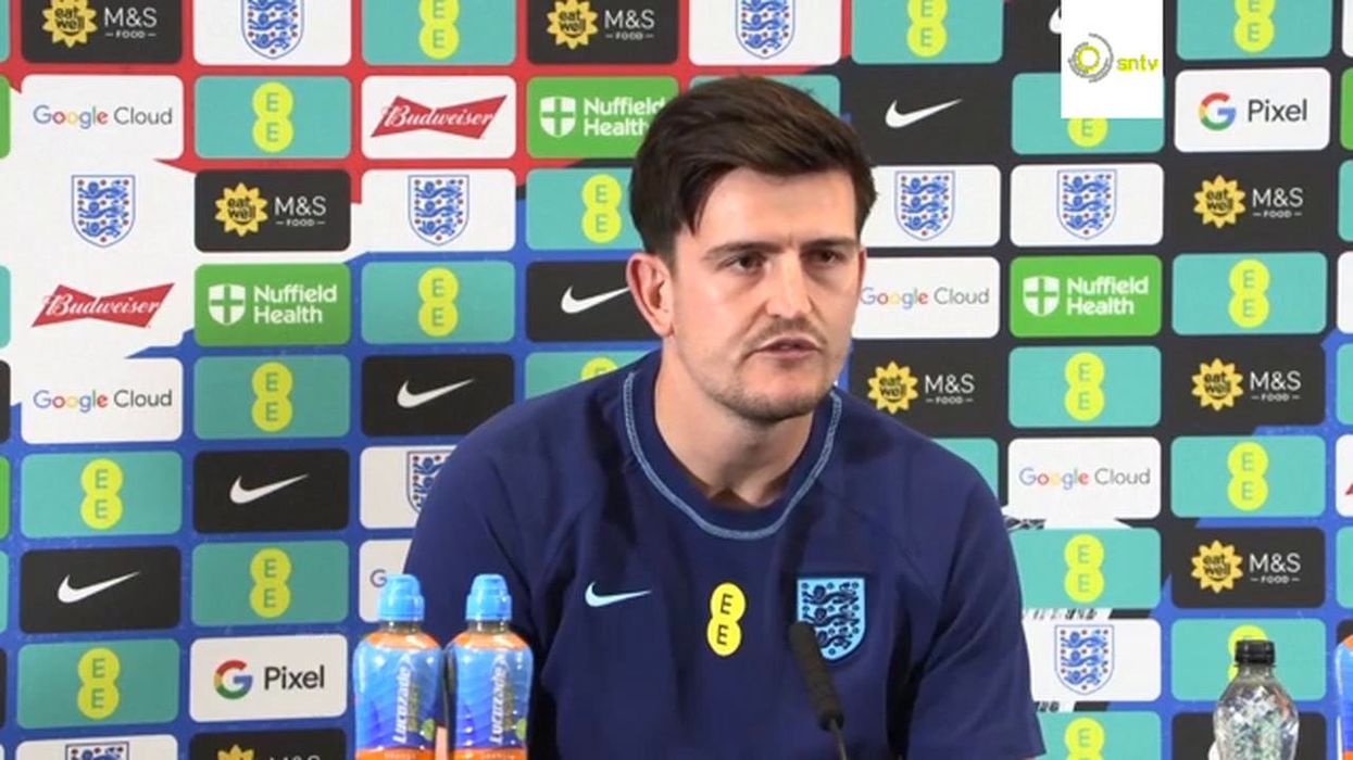 Harry Maguire's blunt response to Tories using him in a meme