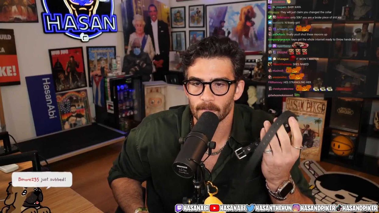 Hasan Piker responds after being accused of using a shock dog collar