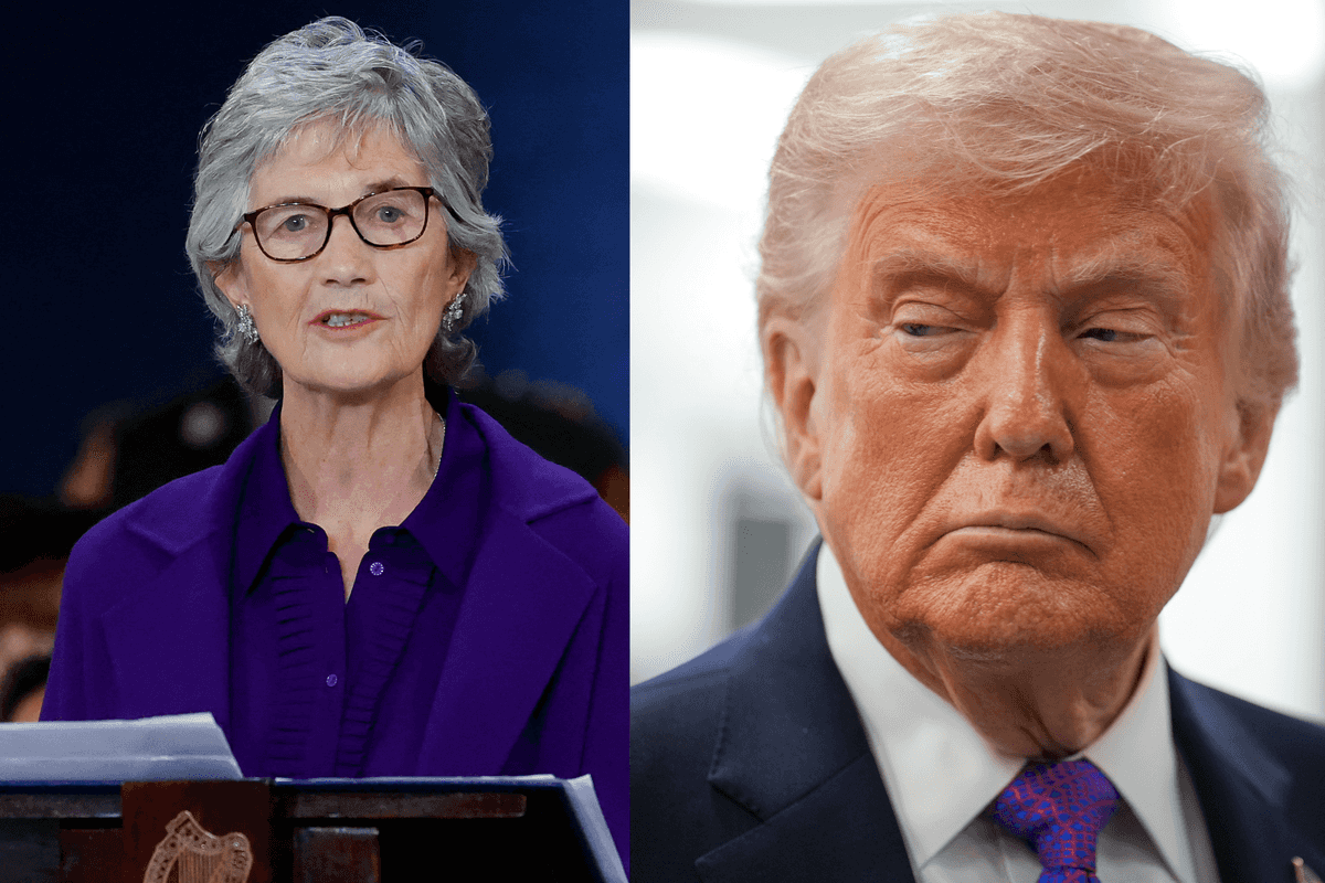 'He's lucky I exist': Trump hits back at Irish president over Iran war - but makes one crucial mistake