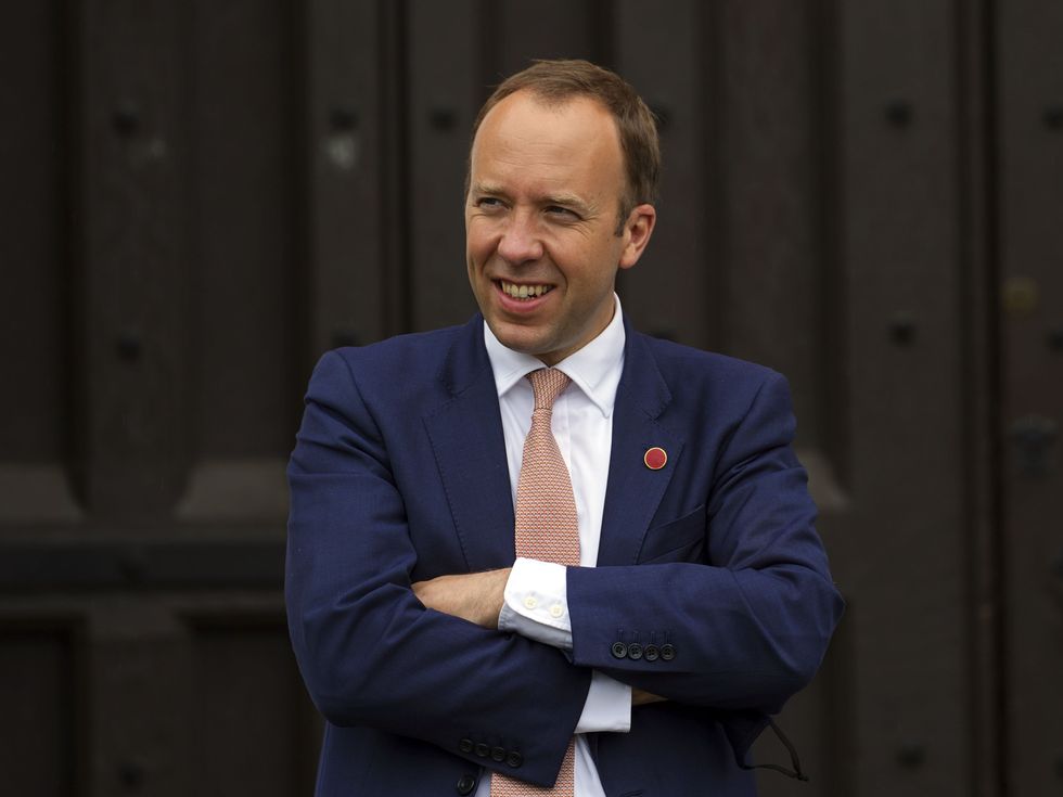 Health secretary Matt Hancock