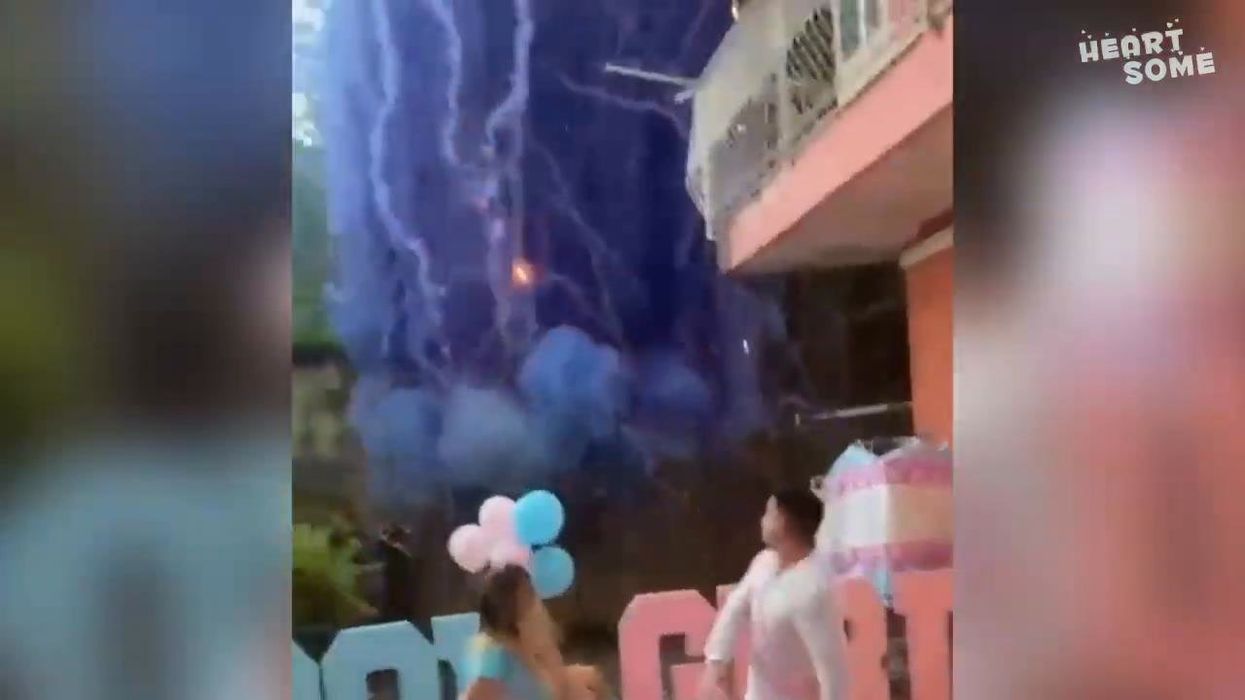 Couple receives backlash online over firework gender reveal