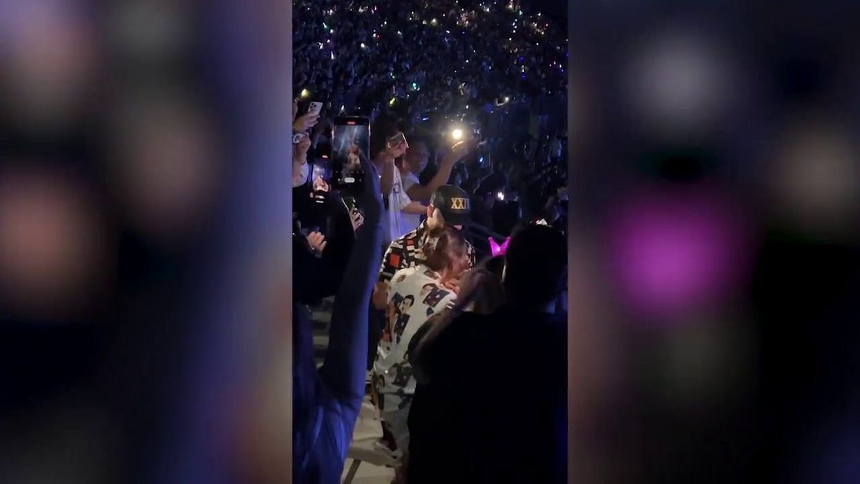 News reporters get engaged live on air during local news broadcast