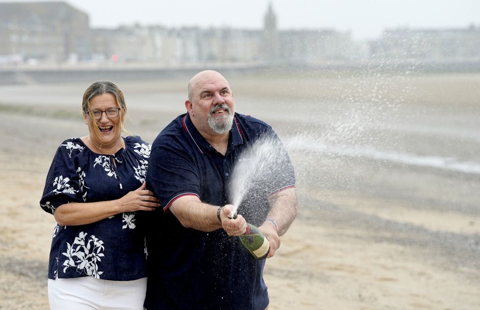 Lottery-winning couple’s first purchase as millionaires is £17 back-scratcher