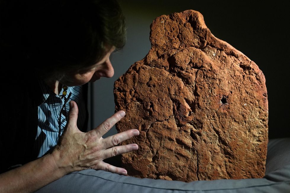 ‘Rare and exciting’: 4,000-year-old handprint found on Egyptian clay model