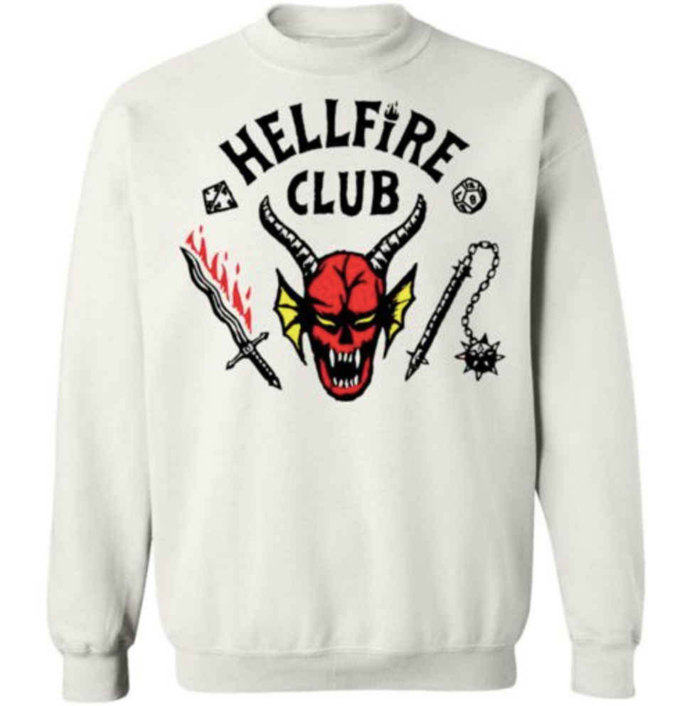 FINALLY ! I GOT THIS T-SHIRT HELLFIRE CLUB ORIGINAL FROM STRANGER THINGS 4  NETFLIX 