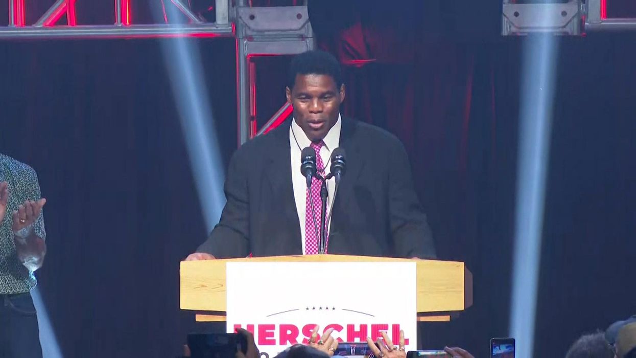 The song playing at Herschel Walker's party when he lost couldn't have been more apt