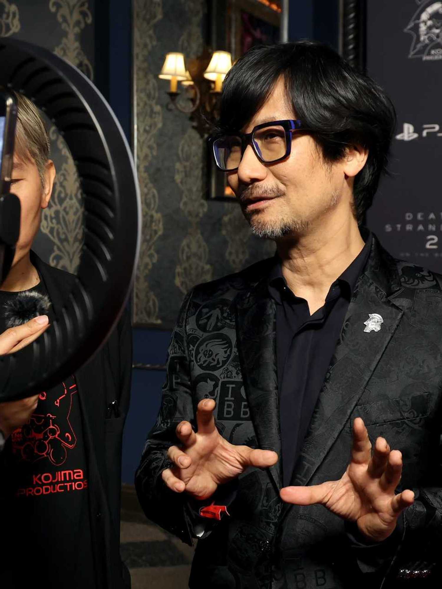 Hideo Kojima attends the "Death Stranding 2: On The Beach" Game Premiere at The Orpheum Theatre on June 08, 2025 in Los Angeles, California