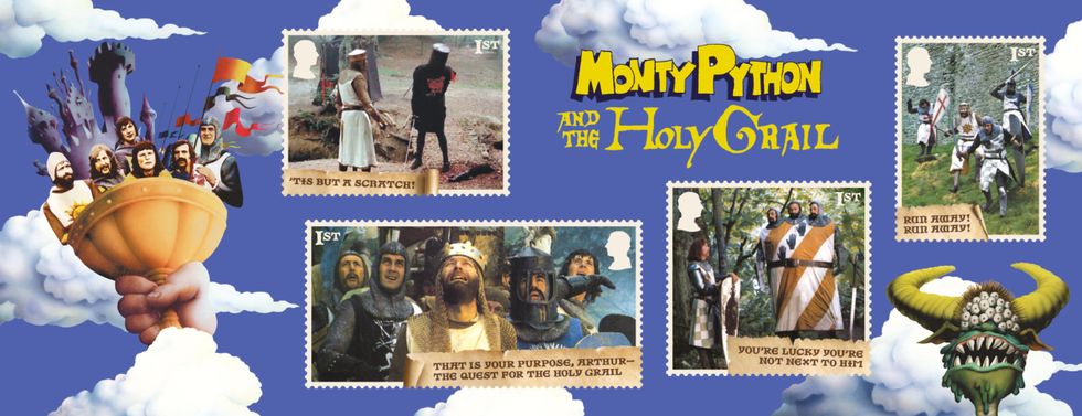 Tis but a stamp: Royal Mail set celebrates Monty Python favourite scenes