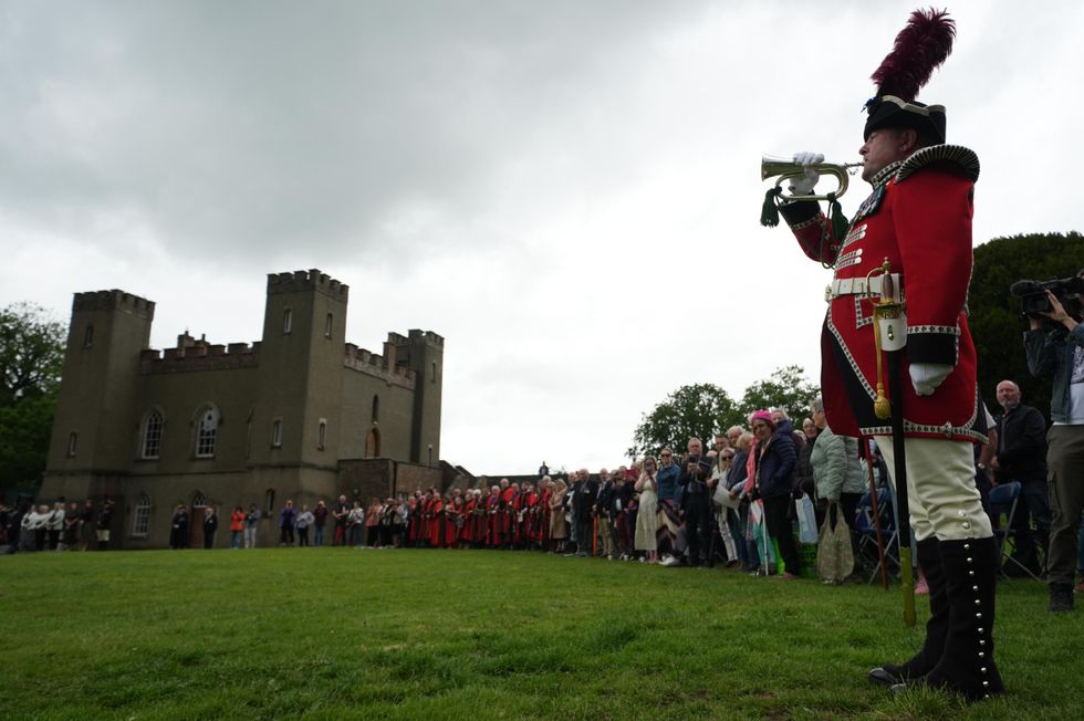 Hillsborough ‘Castlemen’ parade at full strength for first time since 1890