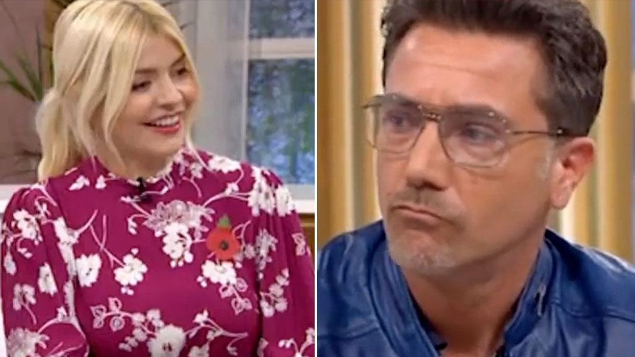 Holly Willoughby shocked as Gino D'Acampo tells caller to 'masturbate'