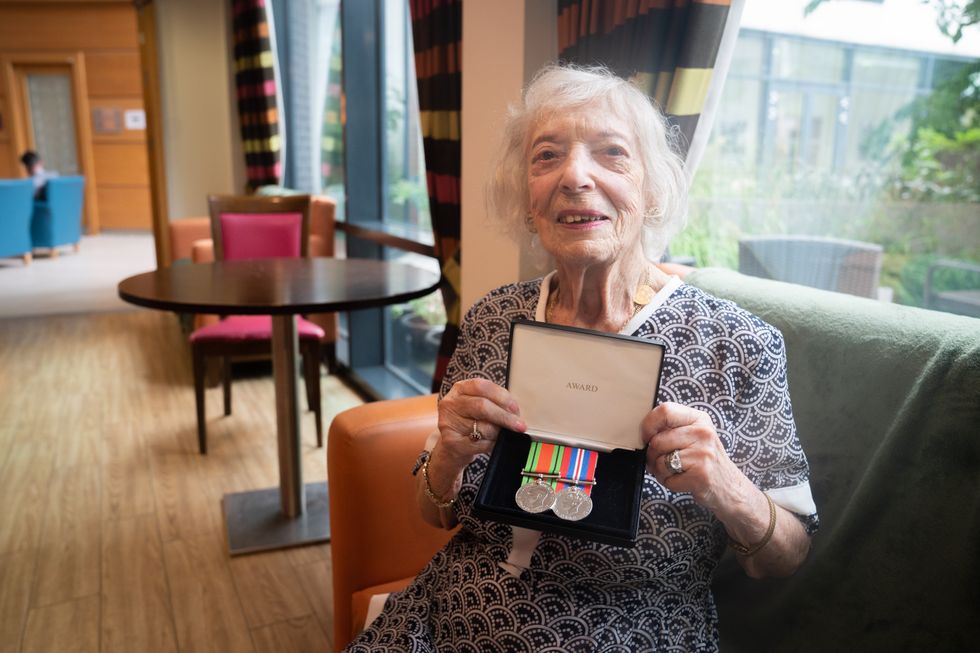 Holocaust survivor awarded medals on 100th birthday