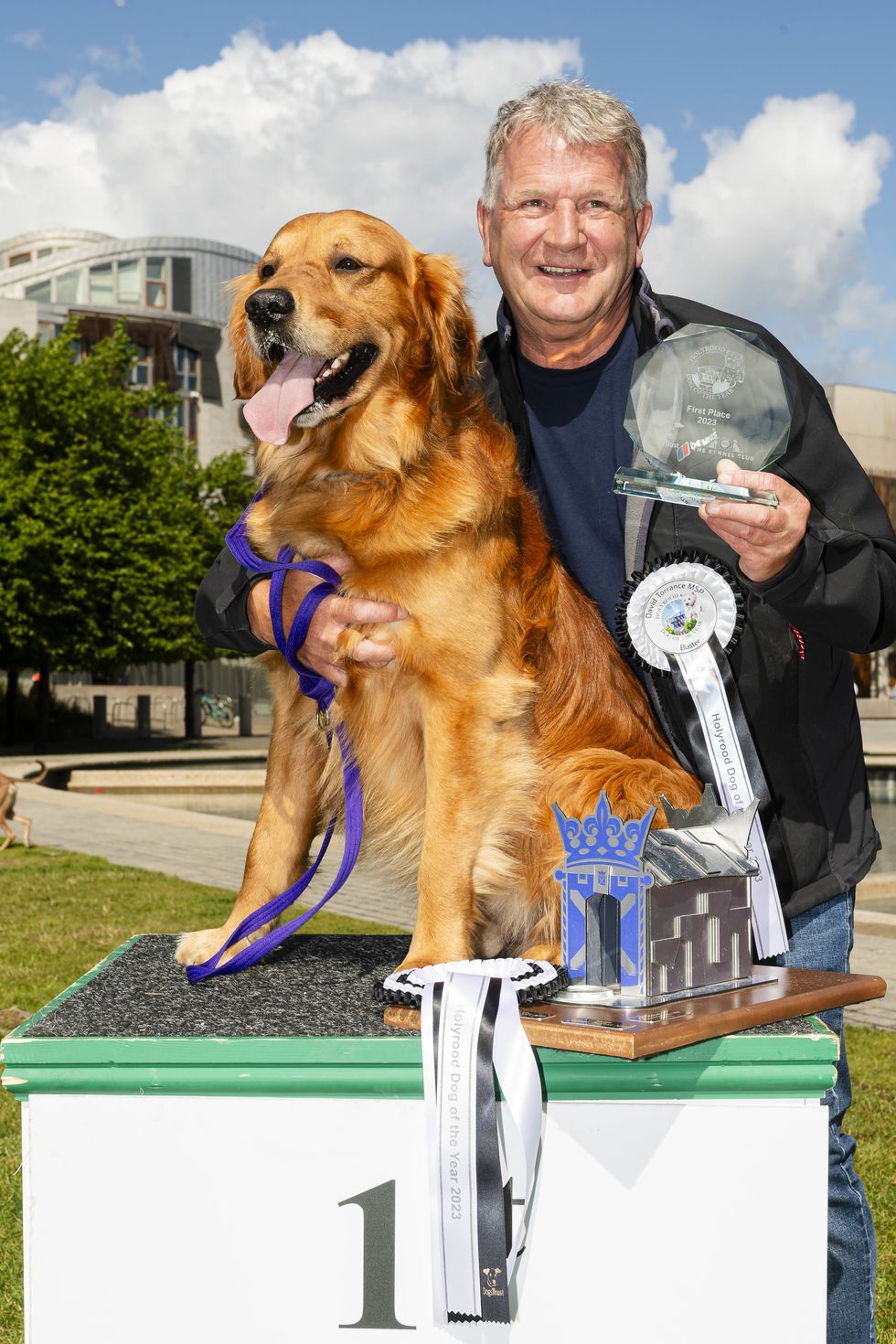 Kirkcaldy MSP’s ‘best friend’ Buster crowned Holyrood dog of the year