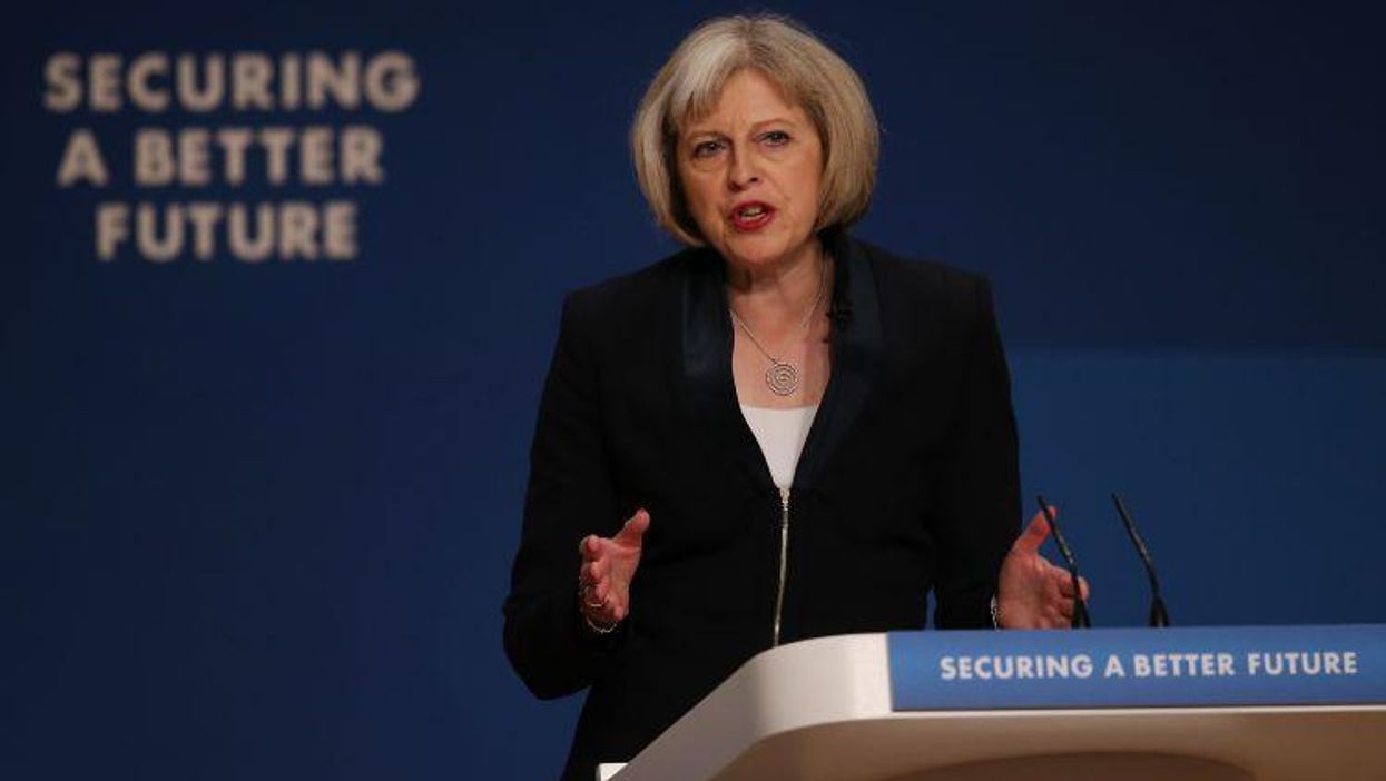 Home secretary Theresa May