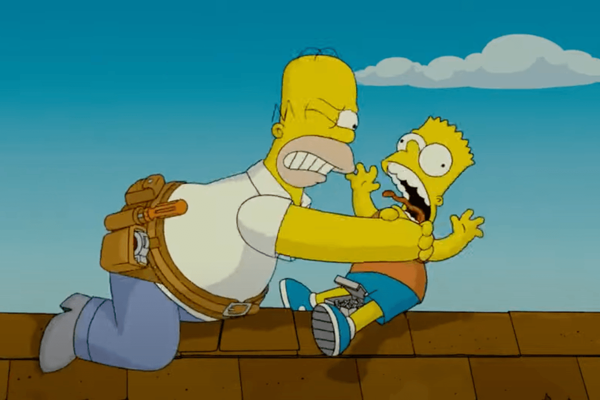 Simpsons Strangling bart | indy100
