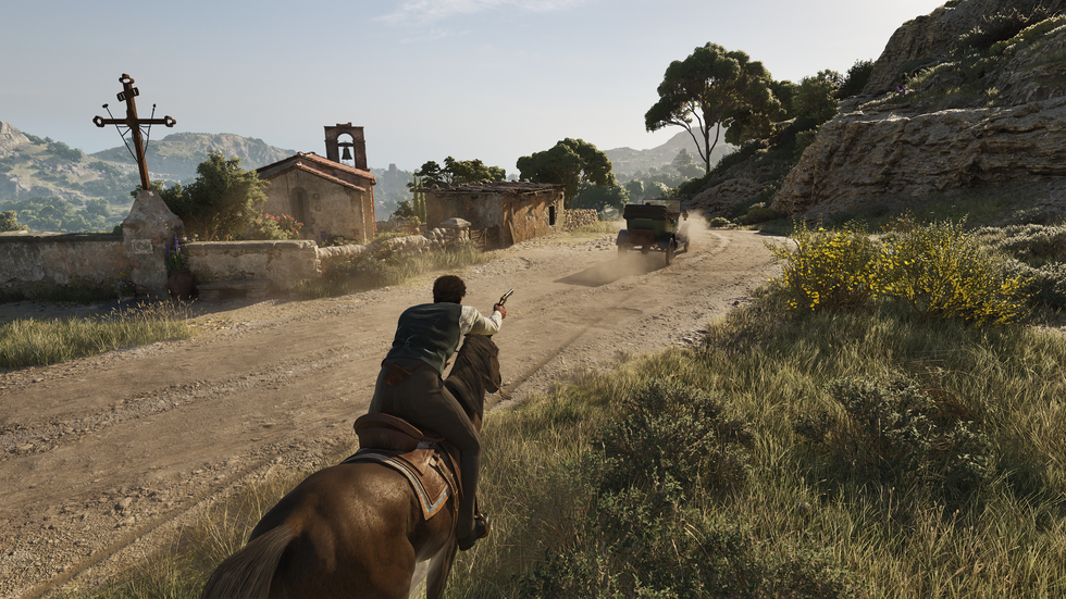 Horse riding in Mafia The Old Country