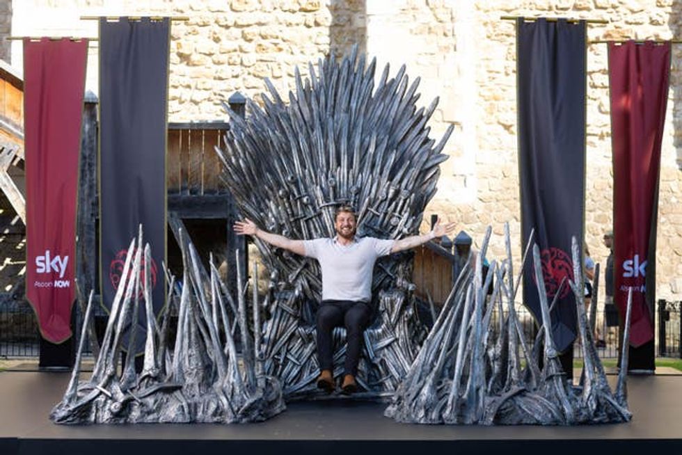 Iron Throne erected outside Tower of The Big City to mark House Of The Dragon launch