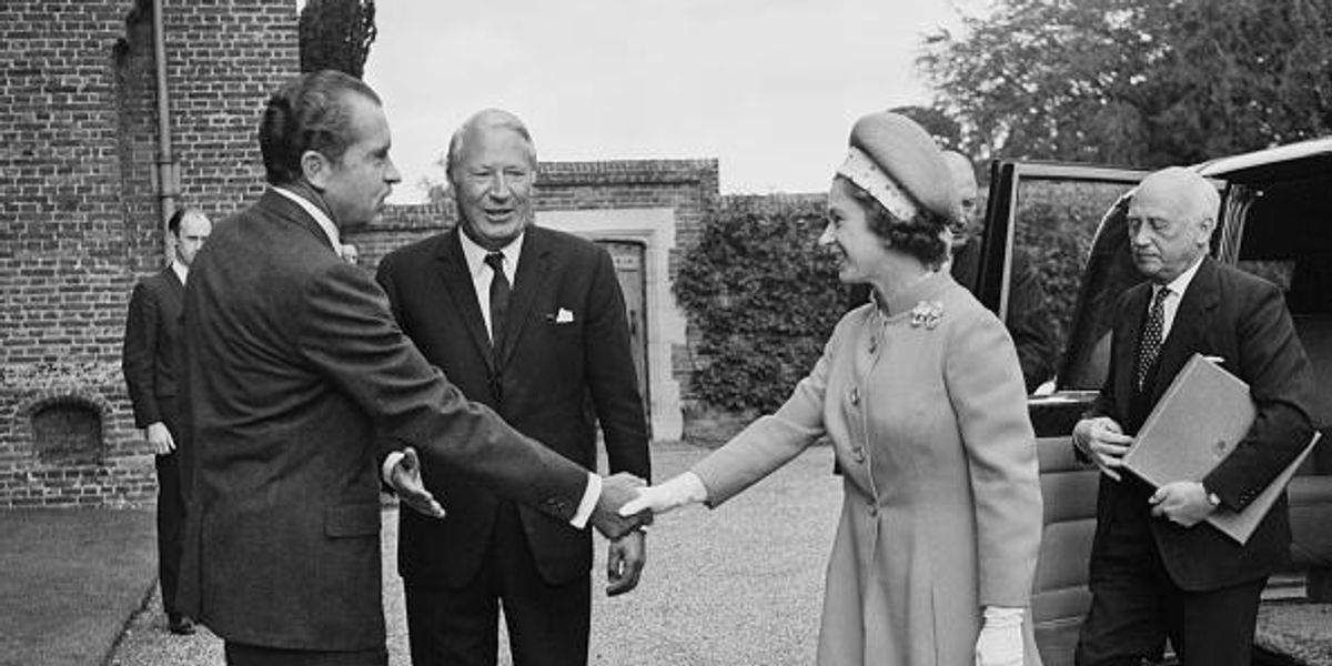 Why didn't the Queen ever meet Lyndon B. Johnson?