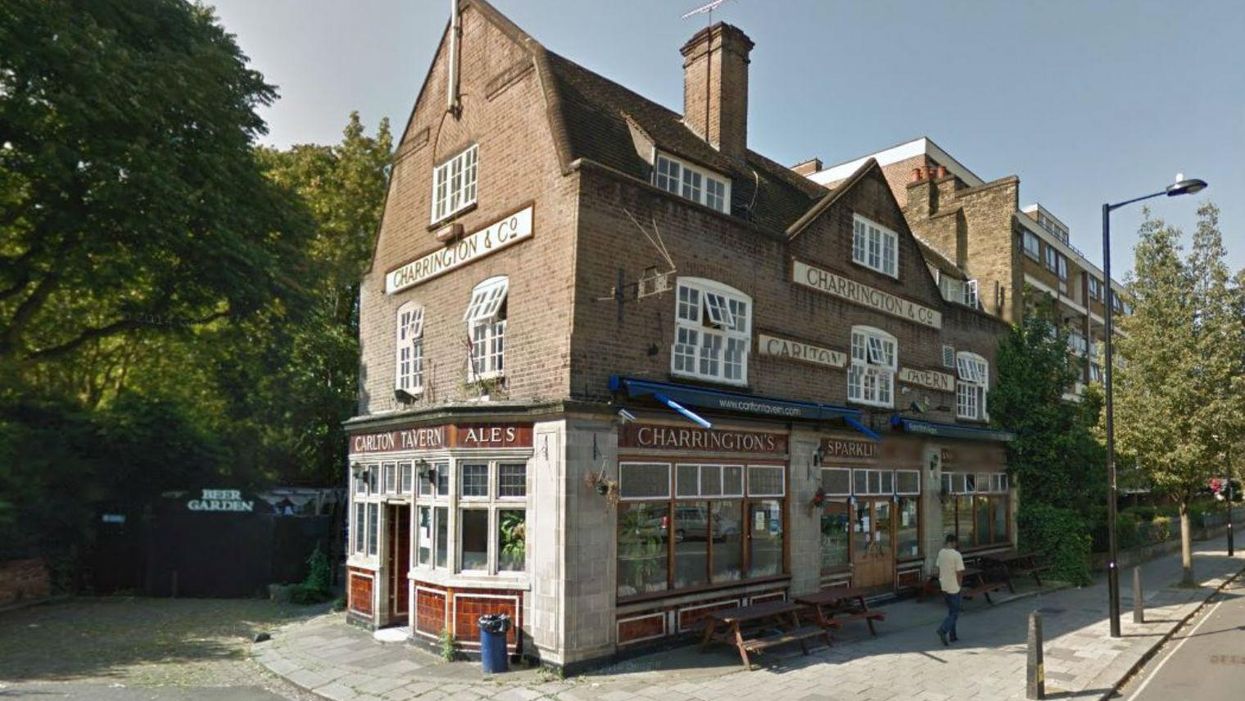 How the Carlton Tavern used to look