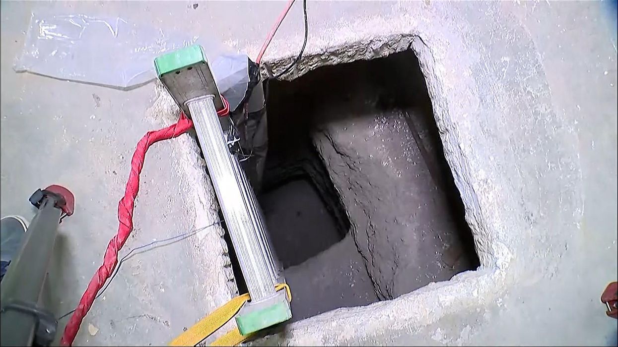 Drug smuggling tunnel with own rail system discovered beneath the US-Mexico border