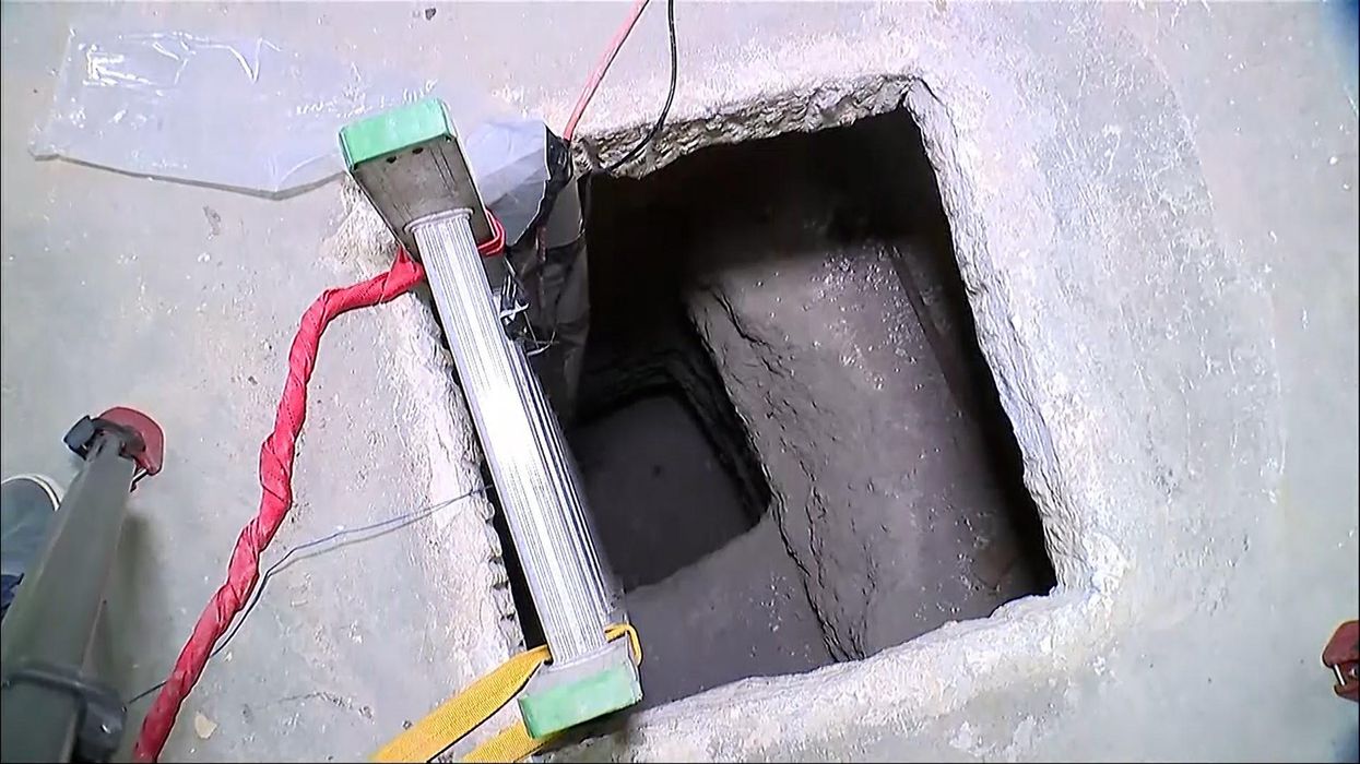 Drug smuggling tunnel with own rail system discovered beneath the US-Mexico border