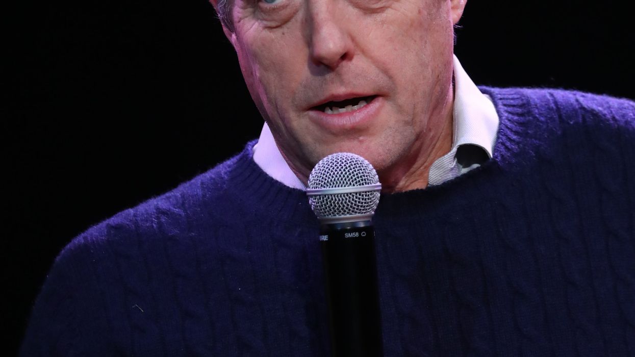 Hugh Grant has donated a further £5,000 to a charity which provides free plumbing and heating work for the elderly (PA)