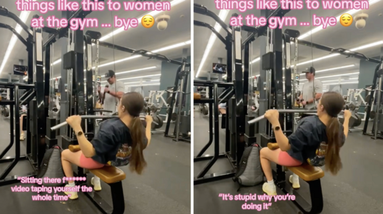 Woman captures moment man calls her 'stupid' in 'disrespectful' gym rant