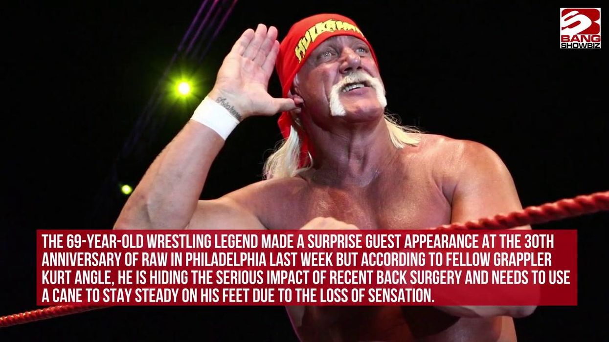 Hulk Hogan responds to claims he's 'unable to feel his legs'