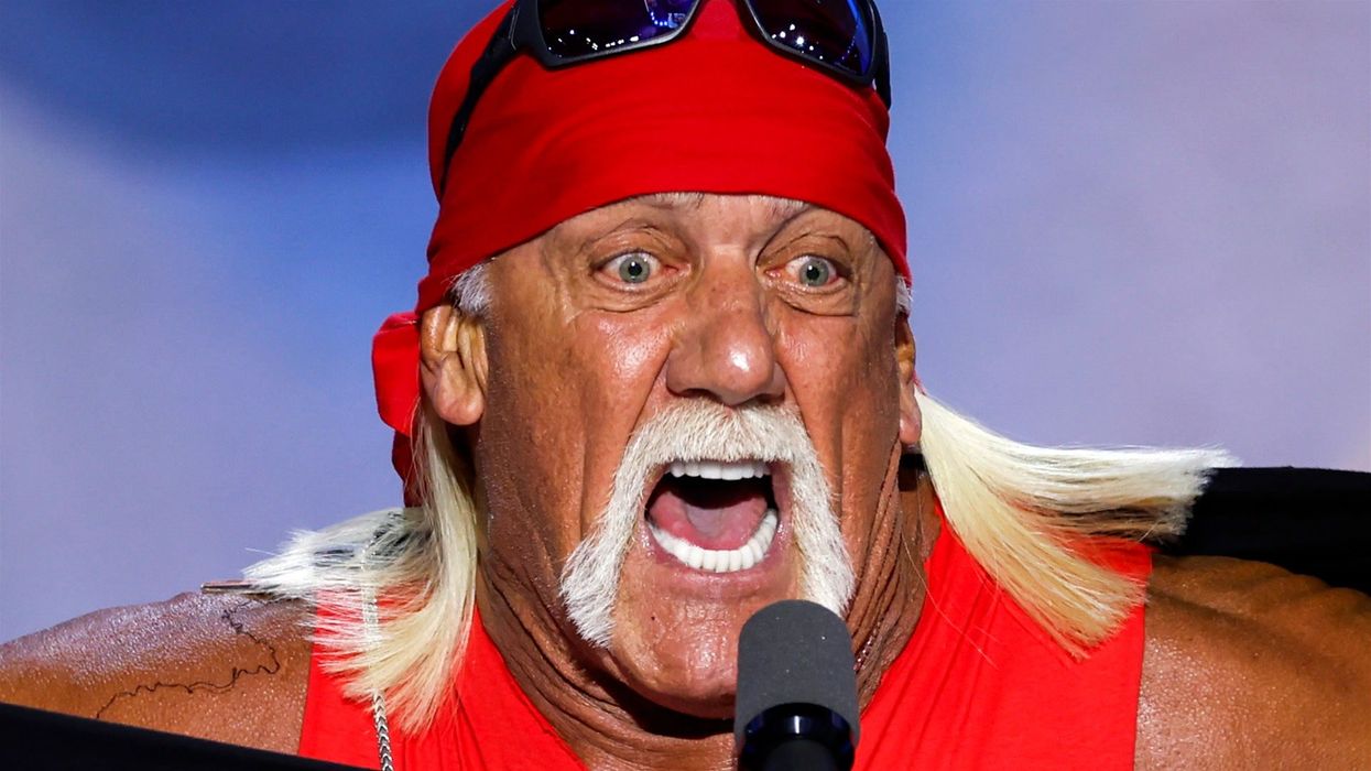 Hulk Hogan in fresh racism row after mocking Kamala Harris's heritage and threatening to body slam her