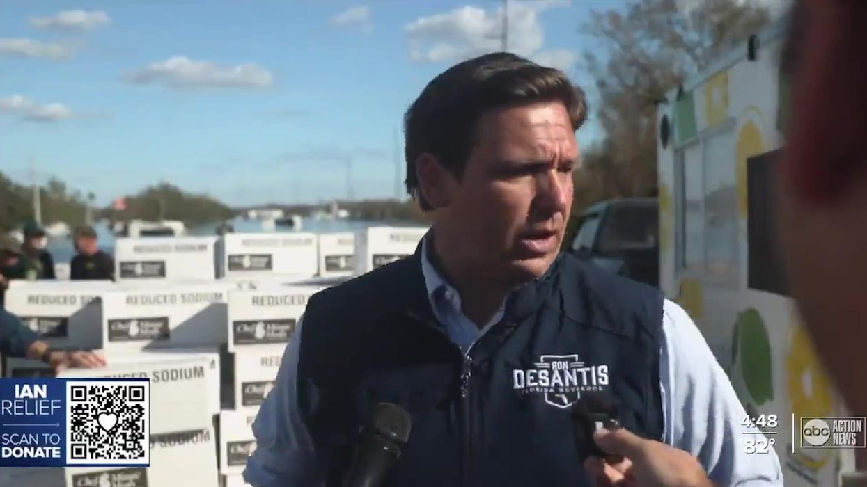 Hurricane Ian relief work shut down so Ron DeSantis could spend 'hours' on photo opp