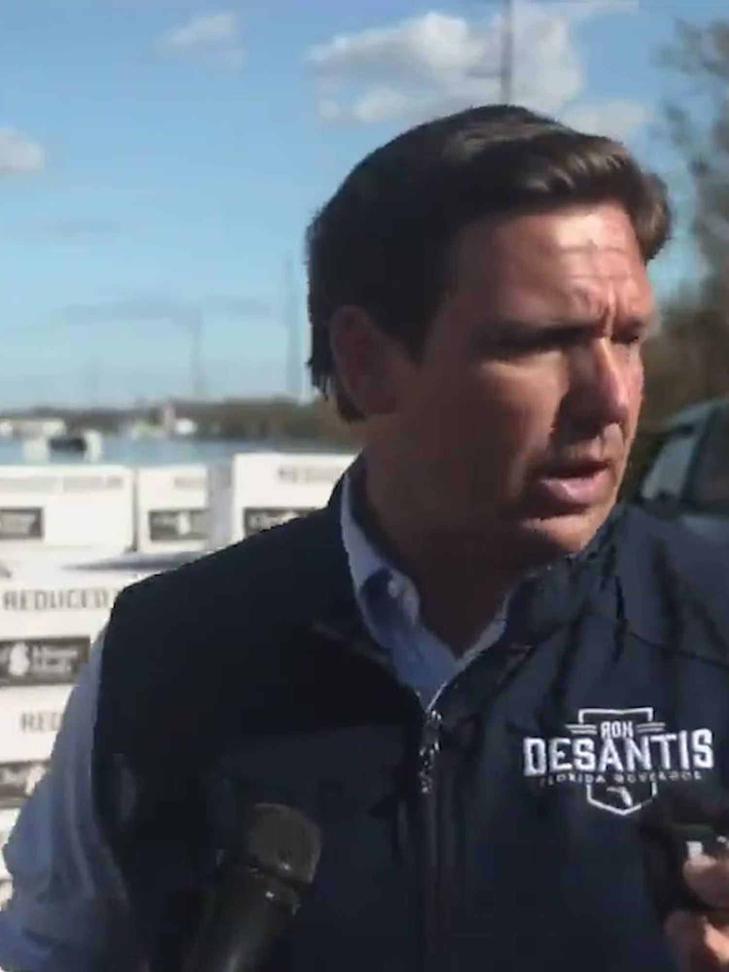 Hurricane Ian relief work shut down for Ron DeSantis photo opp