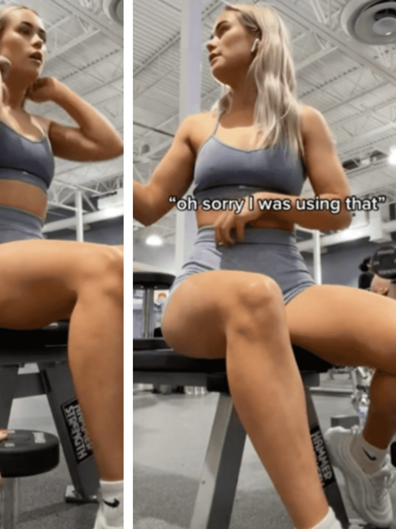 Women argue in gym after 'Karen' snatches gym weights that were already being used