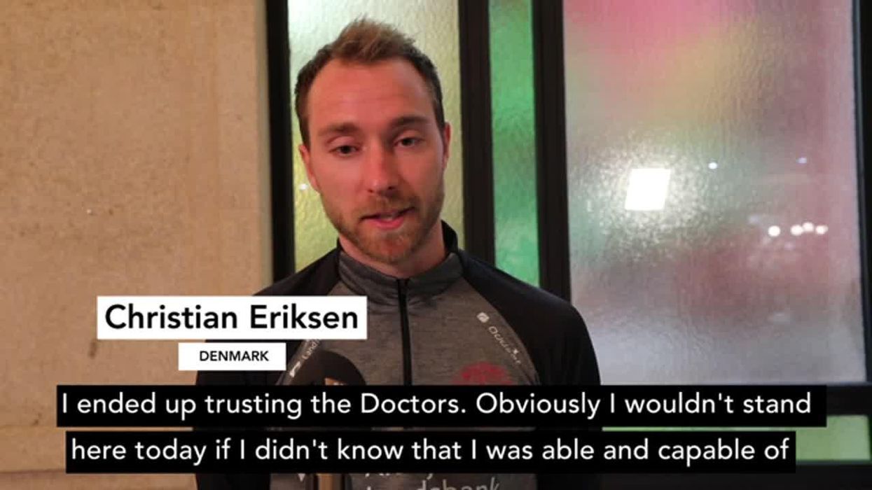 "I am very happy to be back" Eriksen returns to Denmark squad after cardiac arrest