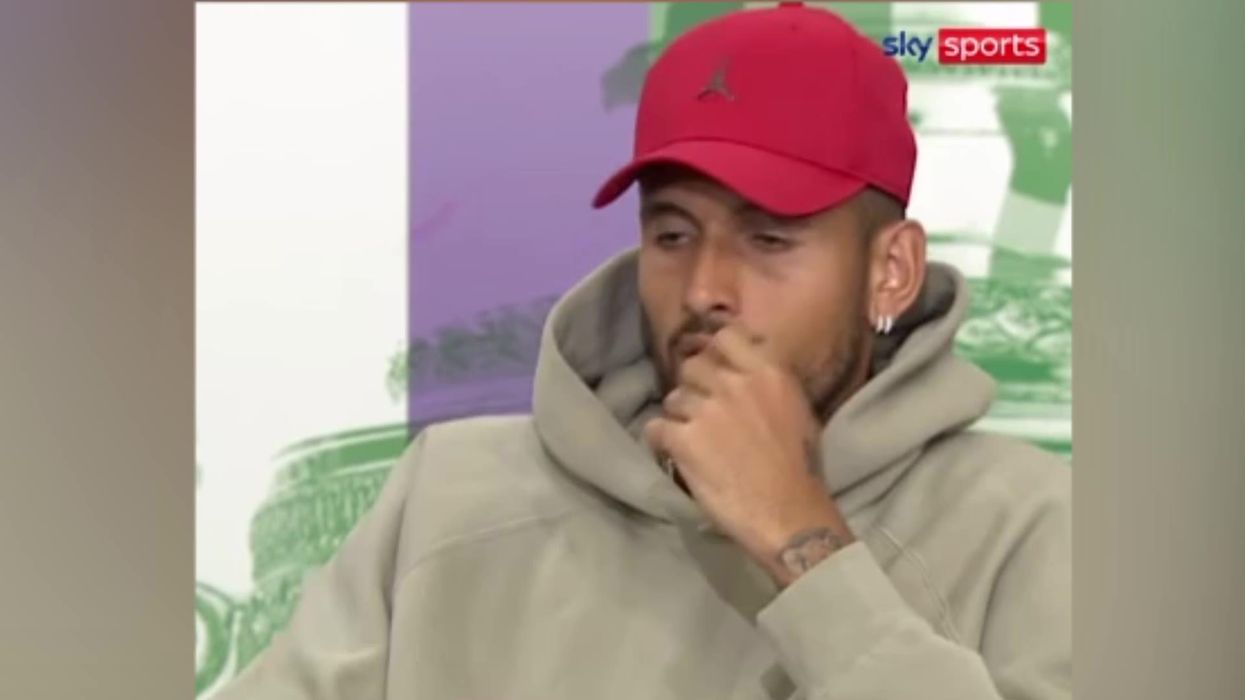 Nick Kyrgios ignores Wimbledon's all-white rule and tells reporter 'I do what I want'