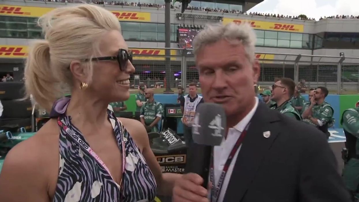 Hannah Waddingham makes controversial statement during British Grand Prix appearance