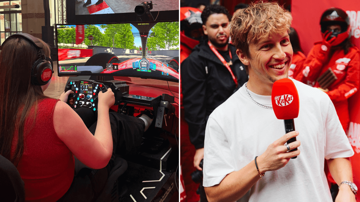 I sim-raced against an F1 driver around the streets of Paris - this is how it went