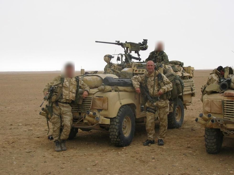 Ian Rivers spent many years in the military, including the SAS (Ian Rivers/PA).
