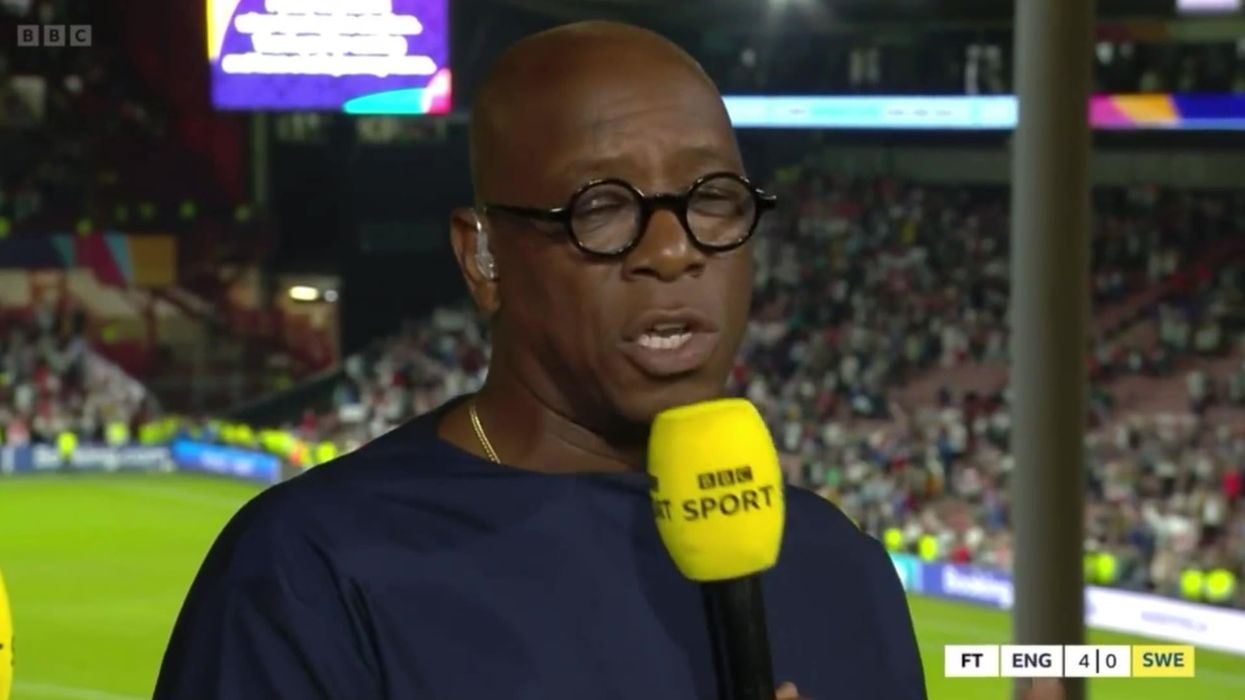 Ian Wright widely praised for powerful speech about women's football after Lionesses' semi-final win