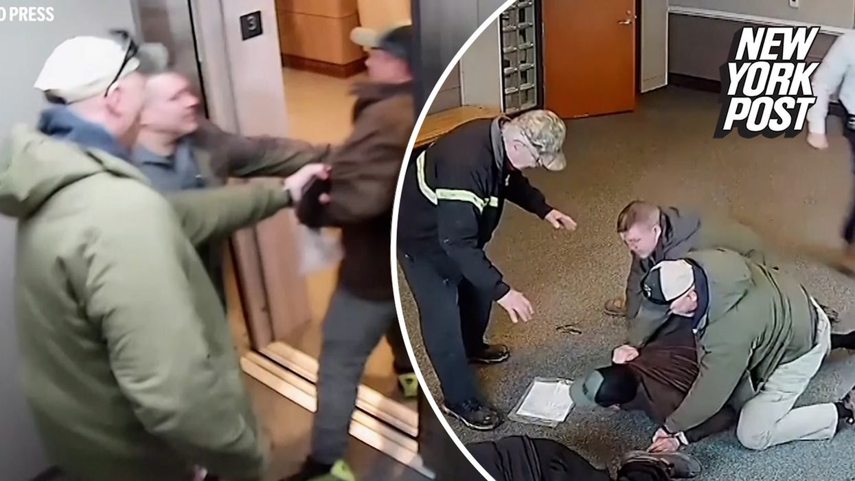 ICE agents tackle Venezuelan immigrant into elderly bystander at courthouse