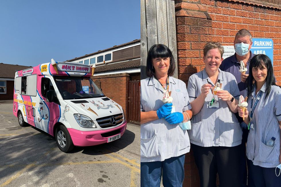 ‘Totally unexpected’ free ice cream lifts NHS staff amid soaring temperatures