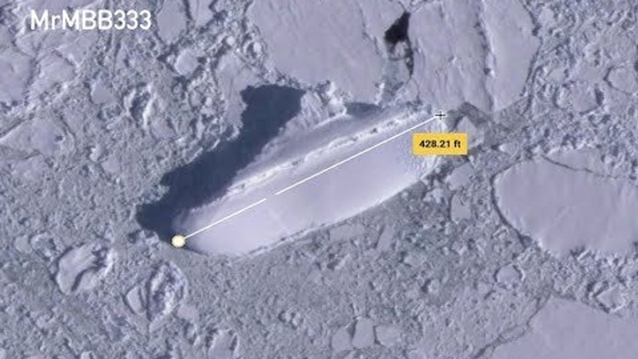 400ft 'ice ship' discovered in Antarctica
