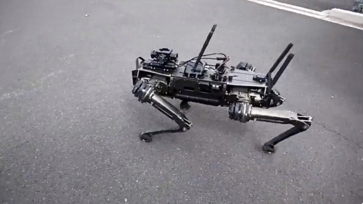 Robot 'Terminator' dog on trials with US National Guard