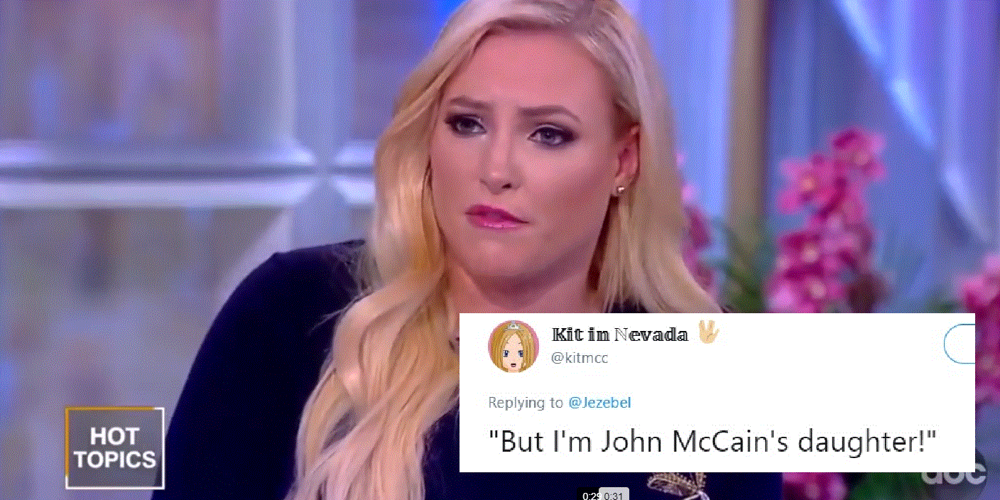 Meghan McCain commented on ‘legacy admissions’ and everyone made the same point